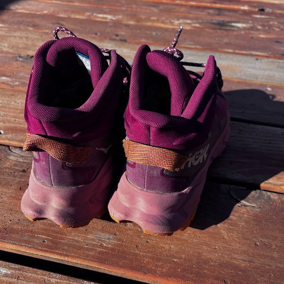 Women's Hoka Trail Code GTX, Hot Sauce/Earthenware, 8.5 B Medium - Picture 6 of 8